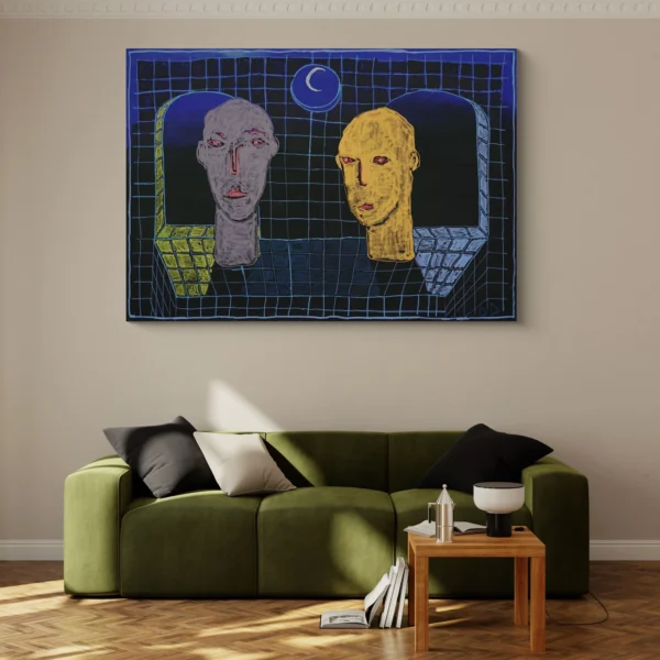 Kopfskulpturen am Fenster Gallery Image
