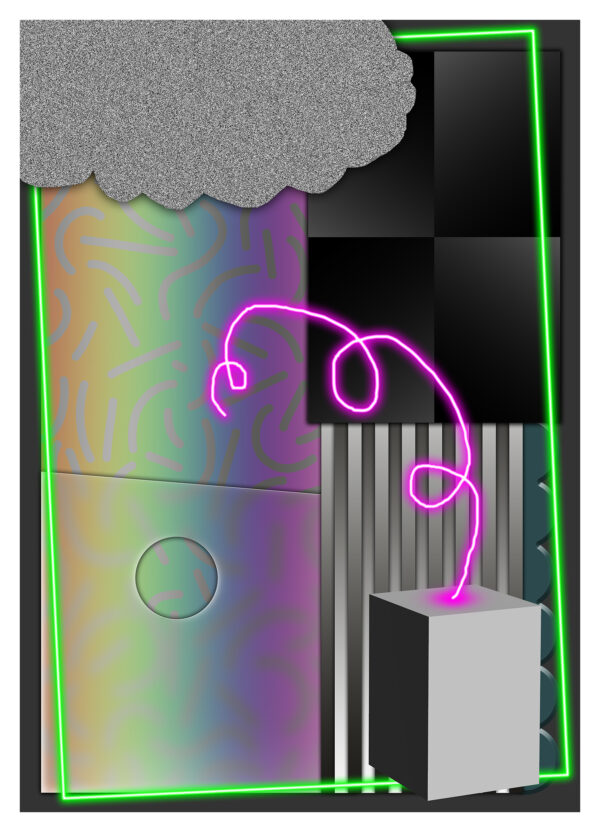 Pigment print, laminated on Alu-Dibond
